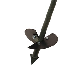 Бур садовый, шнековый, L = 2 м, d=150 мм