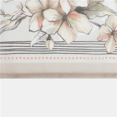 Тюль с подхватом и ламбрекеном Floral mood, 250×200 см, 100% п/э, вуаль