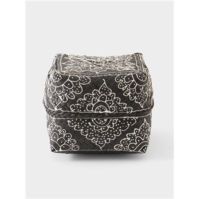 Корзинка плетёная «Бонтанг», 16×16×12 см, бамбук, тёмная