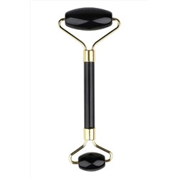 Nail Art Роликовый массажёр двусторонний, чёрный обсидиан KRISTALLER, 1108363