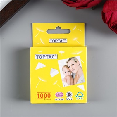 Набор уголков для фотоальбома Fotografia, самоклеющиеся, 1000 шт., бесцветные