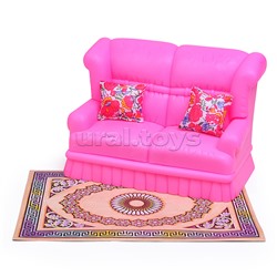 Набор мебели для кукол 9704 "Комната отдыха" в коробке