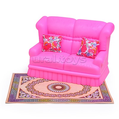 Набор мебели для кукол 9704 "Комната отдыха" в коробке