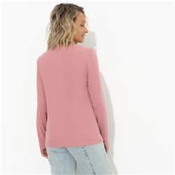 Блуза из фактурного трикотажа, Неисчерпаемый талант (розовый пион)