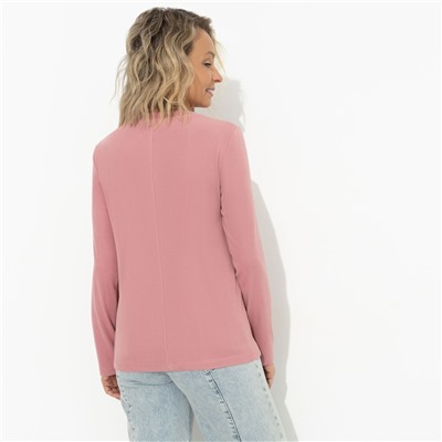 Блуза из фактурного трикотажа, Неисчерпаемый талант (розовый пион)