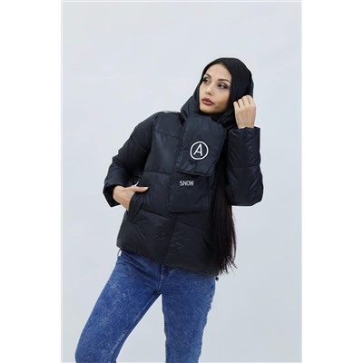 Куртка весна осень +дутый шарф-косынка 8193 НАТАЛИ, 978998