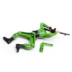 Солдат "Разведка" на батарейках, на листе