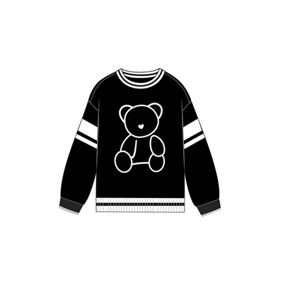 Джемпер трикотажный для девочек