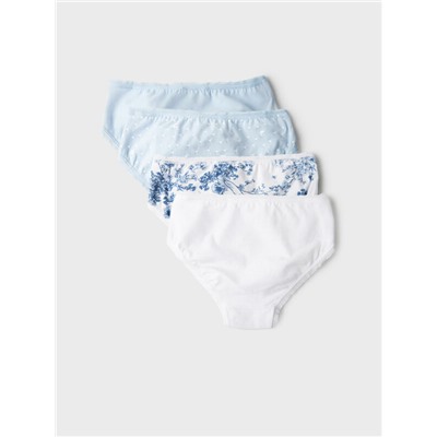 Трусы трикотажные для девочек, 4 шт в комлекте