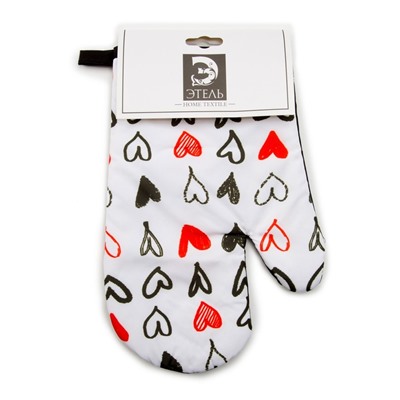 Варежка «Этель» Love Life «Сердечки», 26×16 см, 100% п/э