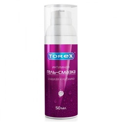 Гель-смазка на водной основе Torex  Сладкая клубника  - 50 мл.