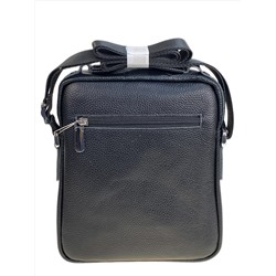 Сумка мужская из натуральной кожи, цвет черный