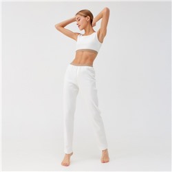 Брюки женские домашние MINAKU: Home collection, цвет экрю, размер 50