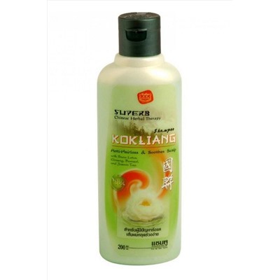 Kokliang Натуральный травяной шампунь против перхоти / Chinese Herbal Therapy Anti-Hairloss & Soothes Scalp Shampoo, 200 мл KRISTALLER, 1109364