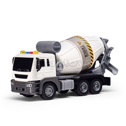 Машина "Бетономешалка" 1:16 (свет, звук) в коробке