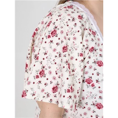 Сорочка "Фламинго" розы