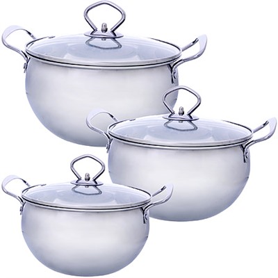 30333 Набор посуды 6пр 1,3+1,7+2,4л.MB (х4)