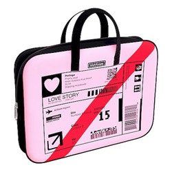 Папка  А4+ на молнии с ручками 64993 "Pink Vibe" ErichKrause