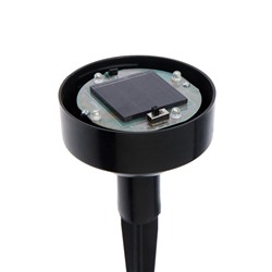 Садовый светильник на солнечной батарее «Большой шар», 20×42×20 см, 4 LED, свечение белое