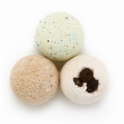 Бомбочки для ванны с добавками «Уютной зимы», 3×40 г, Чистое счастье