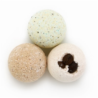 Бомбочки для ванны с добавками «Уютной зимы», 3×40 г, Чистое счастье