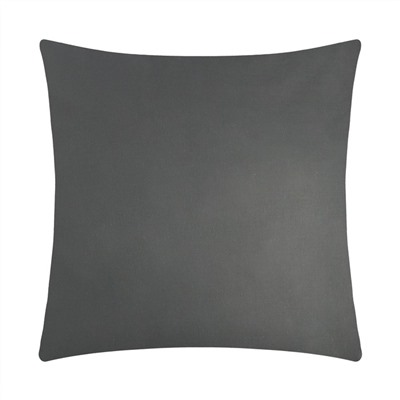 Наволочка «Этель», 70×70 см, серая, поплин, хлопок 100%