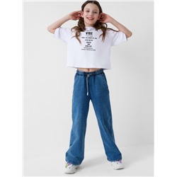 Брюки трикотажные для девочек (кюлоты)