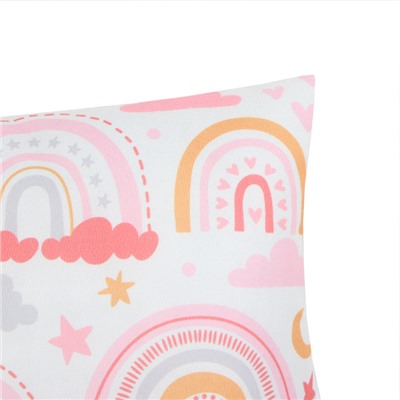 Подушка декоративная «Этель» Boho rainbow, 40×60 см, велюр