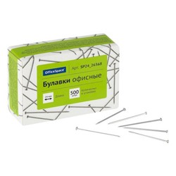 Булавка английская 500шт 24мм пл/уп SP24_26568