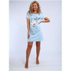 Агнесс - сорочка голубой