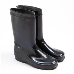 Сапоги женские, размер 36, ПВХ, чёрные