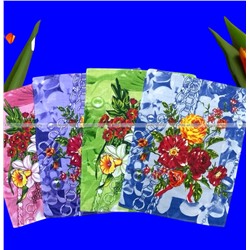 Полотенца кухонные вафельные  "ЦВЕТЫ"