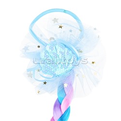 Накладная косичка на листе