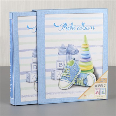 Фотоальбом 100 фото 15х21 С новорожденным / 9300 /уп 36/