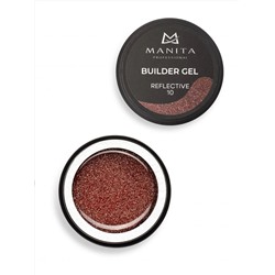 MANITA Гель моделирующий для ногтей светоотражающий / Builder Gel Reflective №10, 15 мл 28239