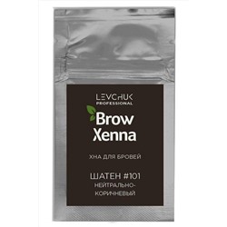 BrowXenna Хна для бровей, шатен №101, 6 г KRISTALLER, 1107985