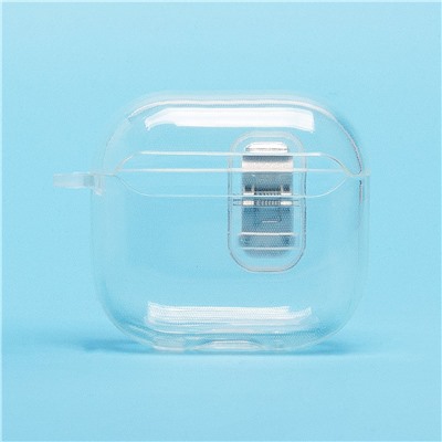 Чехол - SCP25 для кейса "AirPods (4-го поколения)" (transparent/silver) (238215)