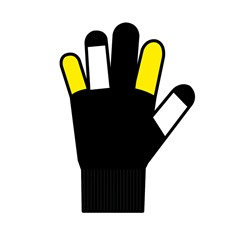 Перчатки трикотажные для девочек