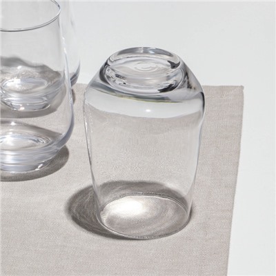 УЦЕНКА Набор стаканов, 400 мл, d=6 см, h=12 см, 5 шт., стекло, прозрачный