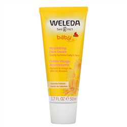Weleda, Baby, питательный детский крем для лица, с экстрактами календулы, 50 мл (1,7 жидк. унции)