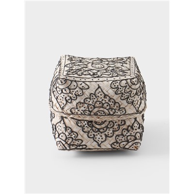 Корзинка плетёная «Бонтанг», 12×12×10 см, бамбук, светлая