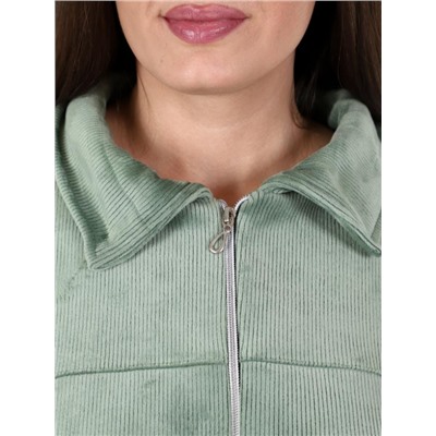 Куртка "Алиса" олива вельвет