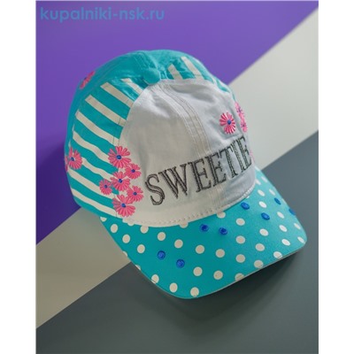 BK 100101 Б Бейсболка для девочки (50-52)