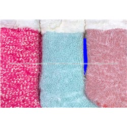 3 ПАРЫ - Носки женские с "тормозами" внутри с мехом