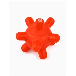 Игрушка пищащая «Мячик шипы» 5 см, красная
