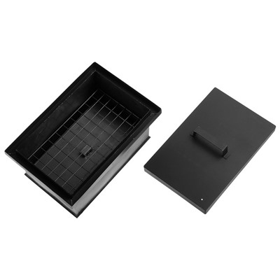 Коптильня одноярусная, 44×29.4×24.3 см, сталь 1 мм