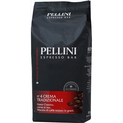 Pellini. Tradizionale (зерновой) 1 кг. мягкая упаковка