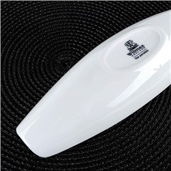 Блюдо для подачи Wilmax, 25.5×7.5 см, фарфор, цвет белый