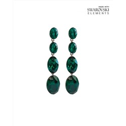 Серьги с кристаллами Swarovski