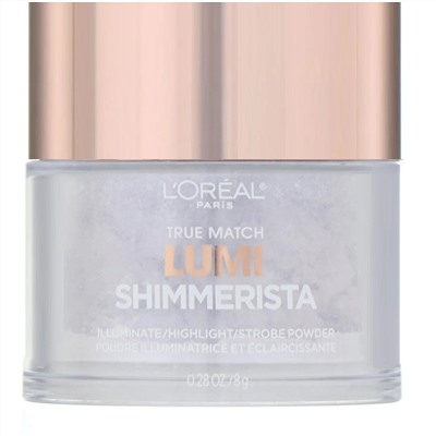 L'Oreal, Пудра-хайлайтер True Match Lumi Shimmerista, оттенок 505 «Лунный свет», 8 г